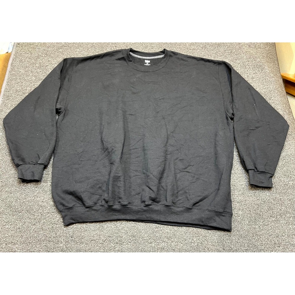 Athletic Works Sweatshirt Mens 4XL Black Fleece Lined Cozy Warm Outdoor Casual